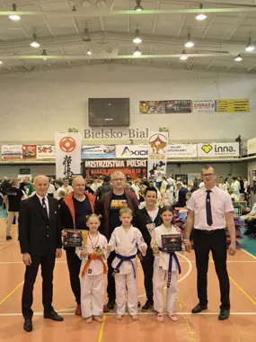 Obraz do artykułu: Młodzi karatekowie z Łukowicy pokazali charakter - medale i mocne występy w Bielsku-Białej