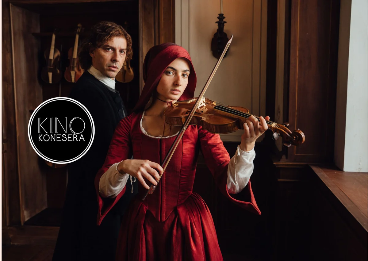 Grafika promocyjna wydarzenia Kino Konesera: „Vivaldi i ja”