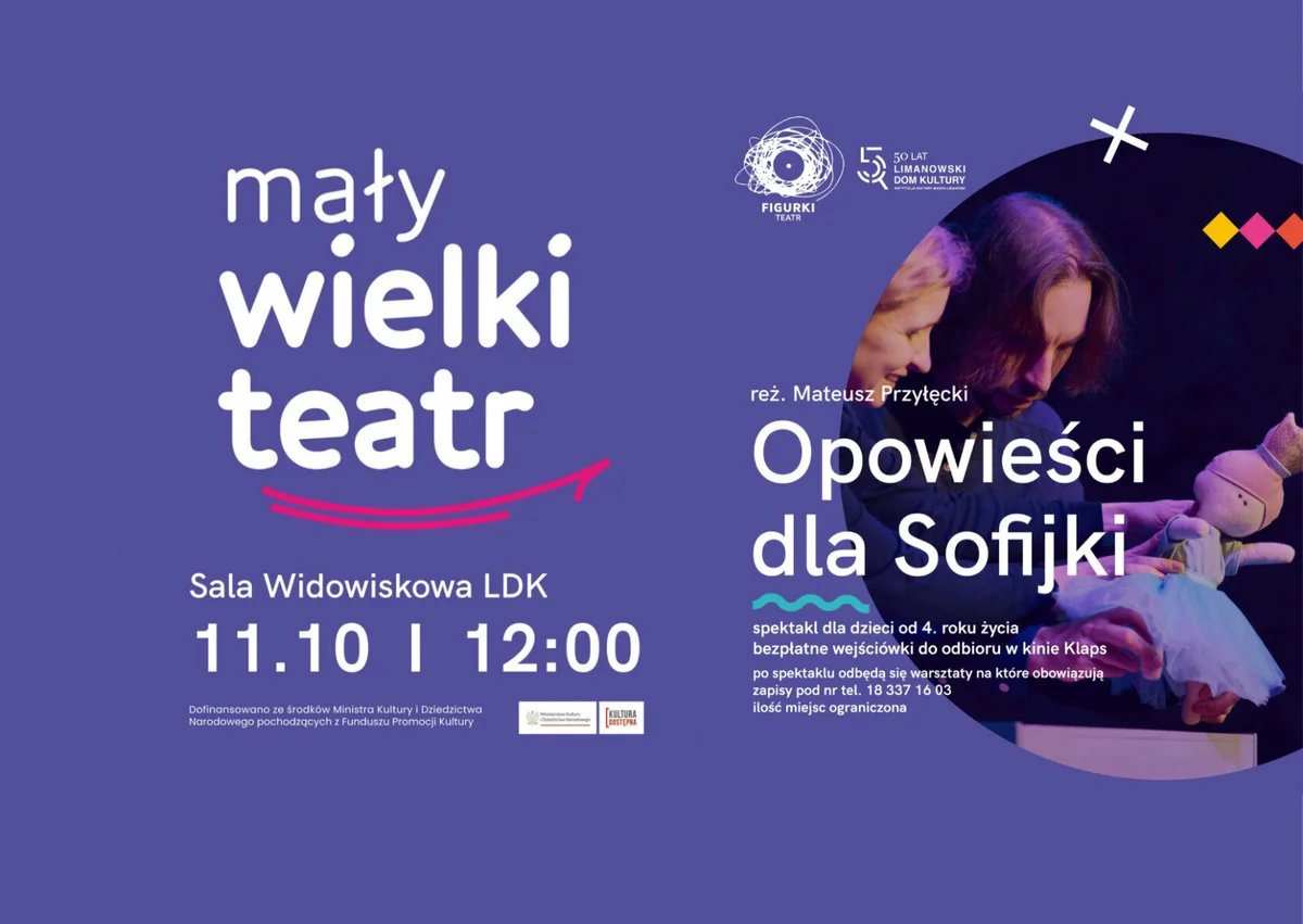 Grafika promocyjna wydarzenia Opowieści dla Sofijki