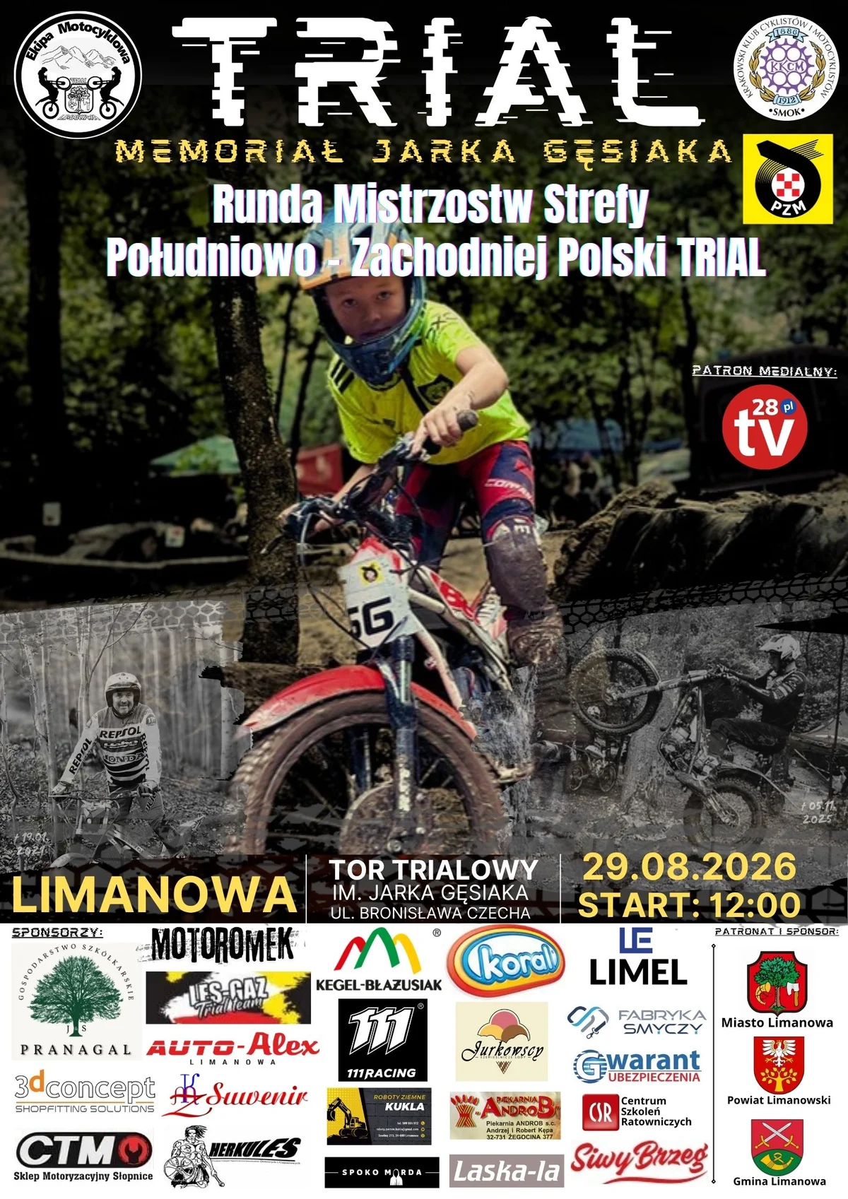 Grafika promocyjna wydarzenia VI Memoriał Jarka Gęsiaka