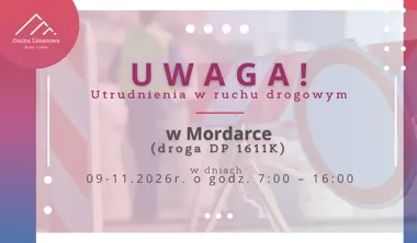Utrudnienia na drodze DP 1611K w Mordarce. Rozładunek szyn kolejowych potrwa trzy dni