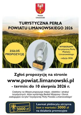Limanowa szuka turystycznej perły - zgłoś miejsce warte odkrycia