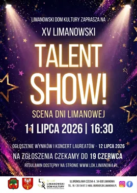 Limanowski Talent Show wraca - scena znów czeka na odważnych
