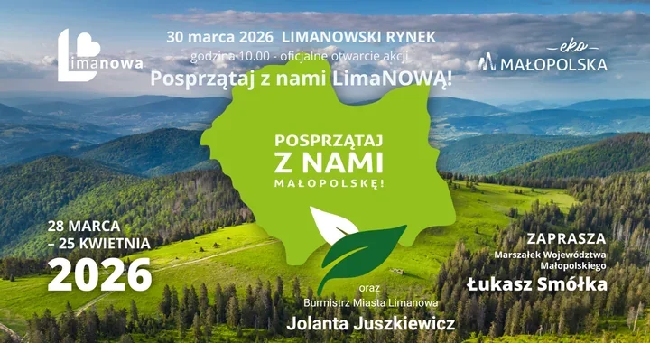 Limanowa rusza z piknikiem i workami na śmieci. Miasto szykuje wspólne sprzątanie