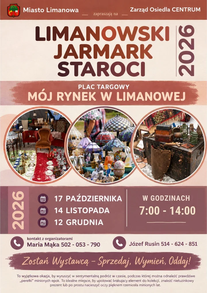 Jarmark staroci wraca na plac targowy. W Limanowej będą trzy edycje