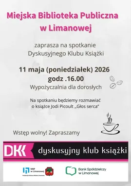 W Limanowej znów ruszy klub książki. Na stole powieść Jodi Picoult