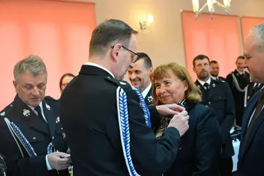 Burmistrz Limanowej z Srebrnym Medalem za Zasługi dla Pożarnictwa