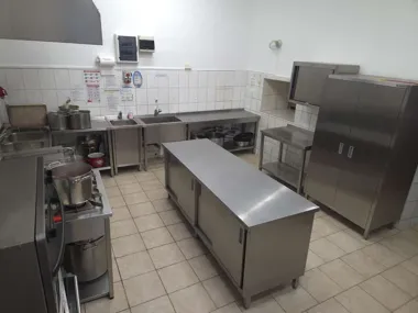 Kuchnia, kocioł i podwórko po zmianach. Trzy inwestycje w przedszkolu nr 2