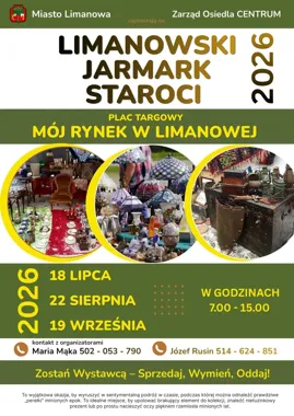 Limanowski Jarmark Staroci wraca. Pojawią się antyki i przedmioty z historią
