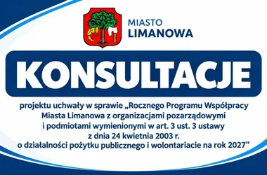 Organizacje z Limanowej mogą wpłynąć na program współpracy na 2027 rok