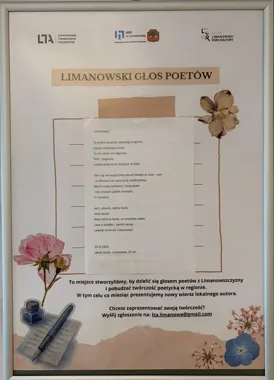 Jeden wiersz miesięcznie w Limanowej. Ruszył projekt dla poetów
