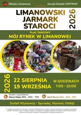 Stare zegary, porcelana i historie z drugiej ręki. Jarmark wraca do Limanowej