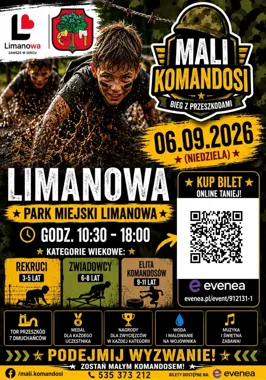 Siedem dmuchańców i bieg z przeszkodami dla dzieci w Limanowej