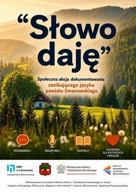 Słowo daję" – biblioteka ratuje zapomniane słowa Limanowszczyzny