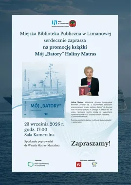 Była dyrektor biblioteki opowie o rejsie „Batorym” i Chicago