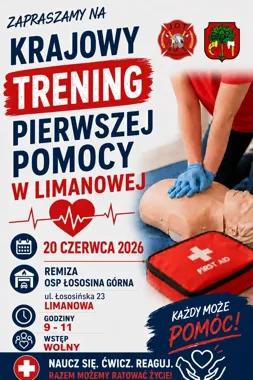 W Limanowej szykuje się trening, który może uratować czyjeś życie