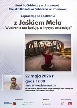 Jasiek Mela spotka się w Limanowej. Opowie o sile po kryzysie