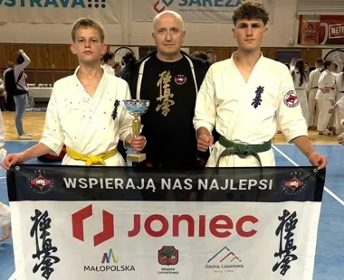 Limanowski karateka wrócił z Ostrawy ze złotem. Potwierdził europejską klasę
