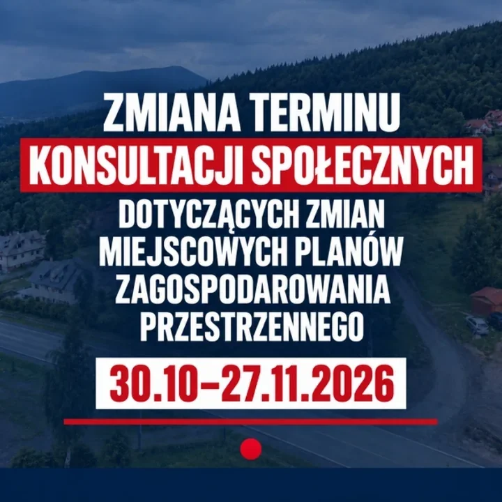 Konsultacje planistyczne w pięciu sołectwach. Zmieniono termin