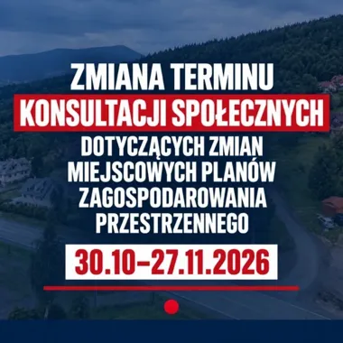 Konsultacje planistyczne w pięciu sołectwach. Zmieniono termin