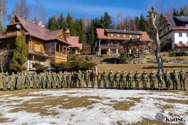 Śnieżnica – kadra Karpackiego Oddziału Straży Granicznej uczciła Żołnierzy Wyklętych i wręczyła mianowania