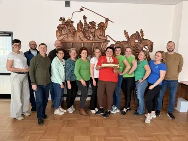 Śnieg i wielkanocny jarmark znów spotkały się w mszańskim magistracie