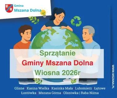 Wiosenne porządki w gminie Mszana Dolna – dwa weekendy wspólnego sprzątania