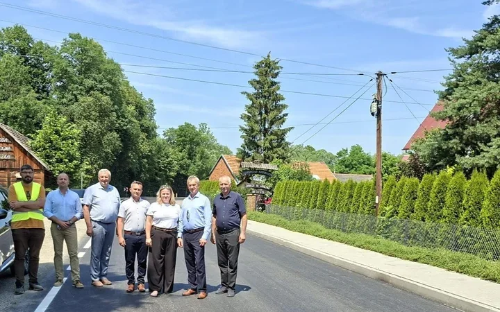 Prawie kilometr nowej drogi pod Owieczką już po odbiorze