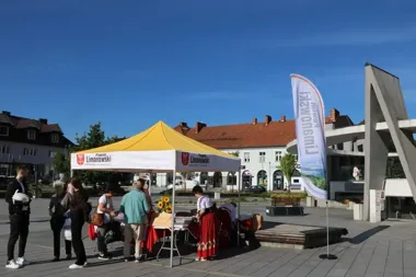 Pierogi i domowe wypieki na limanowskim rynku. Smaki z Zawadki przyciągnęły gości