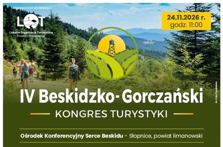 Turystyka senioralna w centrum kongresu w Słopnicach. Udział będzie bezpłatny