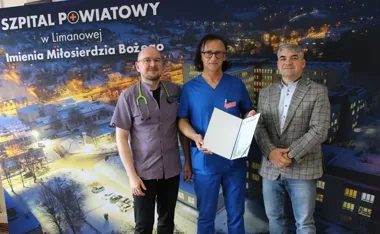 Lekarz z Limanowej obronił doktorat. Szpital nie kryje dumy